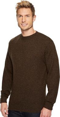 Pendleton Sweater Brown Shetland Wool Crewneck Knit MENS M Classic Heritage